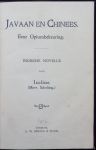 Isoline (pseudoniem mw. H. Scholting-Wijnstroom) - Javaan en Chinees. Eene Opiumbekeuring. Indische novelle.