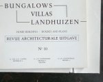 - eurovilla , bungalows villas landhuizen, revue architecturale uitgave no. 10