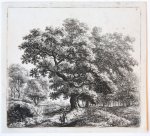 Anthonie Waterloo (1609-1690) - Antique print, etching | The milkmaid, published ca. 1680, 1 p.