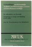 Vleeschouwers- Van Melkebeek, M. - De officialiteit van Doornik. Oorsprong en vroege ontwikkeling (1192-1300).