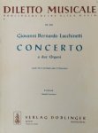 Zucchinetti (Lucchinetti), Giovanni Bernardo: - Concerto a due organi. Erstdruck