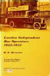 Brewster, D.E. - London Independent Bus Operators 1922-1933