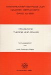 Frier, Wolfgang (ed.) - Pragmatik : theorie und praxis.
