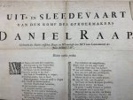  - Uit- en sleedevaart van den romp des oproermakers Daniel Raap. : Gehouden des nachts tusschen dings- en woensdagh den XVI van louw-maendt des jaers MDCCLIV