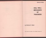 Richard E Mark - Cell wall mechanics of tracheids