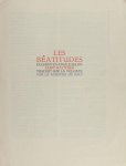 - Les Béatitudes du Saint Evangile selon St. Matthieu, traduit sur la Vilgate par le Maistre de Saci. - Les Béatitudes du Saint Evangile selon St. Matthieu, traduit sur la Vilgate par le Maistre de Saci.