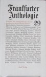Reich-Ranicki, Marcel (Herausg.). - Frankfurter Anthologie 29. Gedichten und Interpretationen
