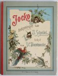 Bouwmeester, J. C.  [illustrator: Scheidel, J. ] - Jocko. Teekeningen van J. Scheidel, tekst van J. C. Bouwmeester. Zutphen, W. J. Thieme & Cie. , n. d. [ca. 1888].