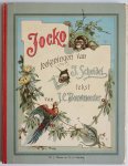 Bouwmeester, J. C.  [illustrator: Scheidel, J. ] - Jocko. Teekeningen van J. Scheidel, tekst van J. C. Bouwmeester. Zutphen, W. J. Thieme & Cie. , n. d. [ca. 1888].