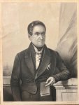 Elink Sterk, Isaac Cornelis. - Lithography ca 1871 | Portret van dichter en schrijver Hendrik Tollens, door Isaac Cornelis Elink Sterk naar Mieling, 1 p.