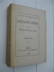  - Bibliographie,Lipsienne. Oeuvres de Juste Lipse. Première série I et II. Deuxième série.