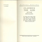 Graves, Robert . - Claudius the God and his wife Messalina. deel II Engels