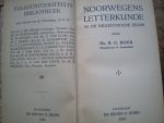 BOER, DR. R.C - Noorwegens letterkunde in de negentiende eeuw
