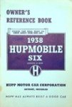 Hupmobile - Owner's Reference Book 1938 Hupmobile Six Series E-822