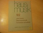 Benary; Peter - Kleine Kammermusik fur Bratsche und Cembalo (Hausmusik 102)
