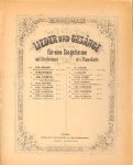 Lessmann, Otto: - Wiegenlied v. F. Brentano (Lieder und Gesänge für eine Singstimme mit Begleitung des Pianoforte)