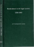 KOOKER, H.W. de & B. van SELM - Boekcultuur in de Lage Landen 1500-1800. Bibliografie van publikaties over particulier boekenbezit in Noord- en Zuid-Nederland, verschenen voor 1991.