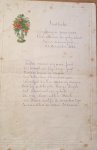 [Handwritten Feestdicht] - Feestdicht opgedragen aan onze lieve mamma ter gelegenheid harer naamfeest 25 december 1881, 1 p.