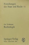 WEINBERGER, O. - Rechtslogik. Versuch einer Anwendung moderner Logik auf das juristische Denken.