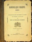 KM - Koninklijke Marine 1920 Uitgegeven door het Departement van Marine, voor rekening van het fonds voor oude en gebrekkige zeelieden