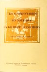 BOETHIUS, GILBERT OF POITIERS - The commentaries on Boethius by Gilbert of Poitiers. Edited by Nikolaus M. Häring.