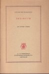 Brabander, Gerard den - Delirium. Een bundel verzen Brabander, Gerard den - Delirium. Een bundel verzen