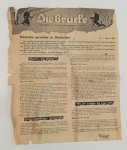Political Warfare Executive [PWE] - - Die Brücke Nr. 1 Februar 1945. Herausgegeben von deutschen Kriegsgefangenen in England. 'Deutsche sprechen zu Deutschen' [BG 151]