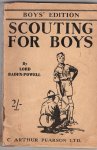 Baden-Powell, Lord - Scouting for boys, Boy's edition.