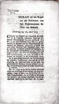 Bataafsche Republiek. [Proceskosten]. - Extract uit het register der resolutien van het Departementaal Bestuur van Braband : donderdag den 18en april 1805 : gehoord het rapport der Commissie van Justitie en Instructie, hebbende, ingevolge resolutien commissoriaal van den 21en junij ...