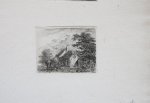 Hermanus van Brussel (1763-1815) - [Antique print, etching and dry needle] Farm by a river, published ca. 1815, p 1.