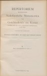  - Repertorium betreffende Nederlandsche Monumenten van Geschiedenis en Kunst (voornamelijk tijdschriftartikelen 1935-1940). Deel II