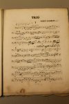 SCHUMANN, Robert - 1er Trio en rémineur pour Piano, Violon et Violoncelle (early French edition)