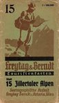 N.N. - Freytag-Berndt Touristenkarten. nr 15 Zillertaler Alpen