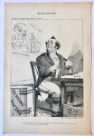 Braakensiek, Johan (1858-1940) - [Original lithograph/lithografie by Johan Braakensiek] Die brave John Bull! 23 Juli 1899, 1 pp.