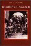L. de Jong - II Herinneringen