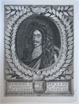Anonymous, and Vincenzo Coronelli (1650-1718) - [Portrait print, etching and engraving] LEOPOLDO I/Leopold I Koning van België, ca. 1693.