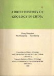 Wang Hongzhen; Xia Xiangrong & Tao Shilong - A Brief History of Geology in China Wang Hongzhen; Xia Xiangrong & Tao Shilong - A Brief History of Geology in China