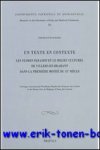 T.. Falmagne; - texte en contexte: Les Flores Paradisi et le milieu culturel de Villers-en-Brabant dans la premiere moitie du 13e siecle,