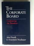Demb, Ada & F.Fredrich Neubauer - The Corporate Board, Confronting the Paradoxes