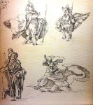 NN - Dürer en zijn tijd. Meesterwerken van de Duitse tekenkunst XVe en XVIe eeuw uit de verzamelingen van het Kupferstichkabinet, Staatsmusea, Stiftung Preussischer Kulturbesitz, Berlin. Paleis voor Schone Kunsten - 7 october - 6 december 1964.