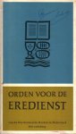  - Orden voor de Eredienst