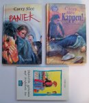 Slee, Carry - Set van 3 boeken in goede staat: Kappen!, Paniek, Geklutste geheimen met strafwerk toe