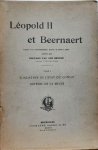 VAN DER SMISSEN Edouard - Léopold II et Beernaert d'après leur correspondance inédite de 1884 à 1894. Tome I : Fondation de l'Etat du Congo. Défense de la Meuse.