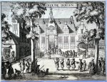 Romeyn de Hooghe (1645-1708) - Antique print, etching | The old military base in Haarlem, published 1688, 1 p.