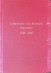 Leutwyler, Paul - Leutwyler von Reinach: Sigristen 1749-1947