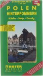 Höfer Verlag - Strassenkarte 1:200 000 Polen PL 003. Hinterpommern : Köslin, Stolp, Danzig ; mit separatem Ortsnamenverzeichnis und Innenstadtplan von Danzig ; 2-sprachig