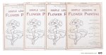 Foster, Vere - Vere Foster's Water-Colour Series. Simple lessons in Flower painting. Twelve facsimile of original water-colour drawings and numerous outline drawings of flowers after verious artists. (In Four Parts). With full instructions for drawing and pa...