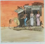 Marleen De Cree-Roux, Roger van Akelijen - Wij, de zachte scherven Vier gedichten van Marleen De Crée-Roex bij vier gehoogde etsen van Roger Van Akelijen