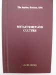Dupré, Louis - Metaphysics and Culture.