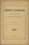 DONNET, Fernand. - QUENTIN CLARENSONE ECHEVIN D'ANVERS. CHATELAIN DE BERMORTERE.